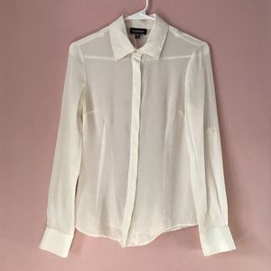 Bebe sheer blouse